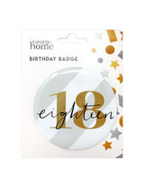 George Home Badge 18 Birthday Decoration 85mm Diameter