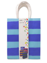 George Home Treat Bags Blue Stripe Party Bag 8 Pack