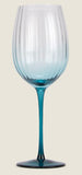 George Home blue ombre wine glass 600ml, UK version