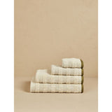 At Home with Stacey Solomon green textured two-tone bath sheet - British product
