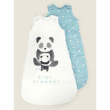 George Home panda sleep bags 2.5 tog 6-18M, UK version