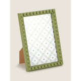 George Home green beaded photo frame 6 x 4 inch, UK version