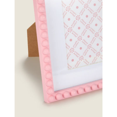 George Home Pink Injection Beaded Frame 8 x 6 inch, UK version