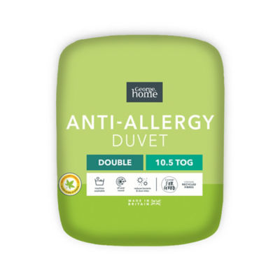 George Home Anti Allergy Duvet 10.5 Tog King