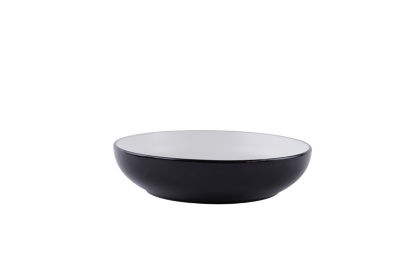 George Home black two tone pasta bowl - British product