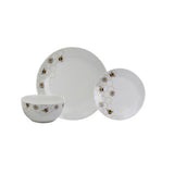 George Home Honeycomb Bee Porcelain Dinner Set 12 Piece