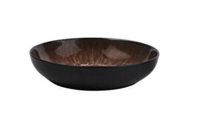 George Home Brown Reactive Glaze Pasta Bowl, UK version