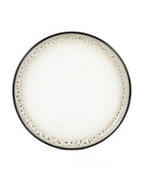 George Home Black Reactive Glaze Stoneware Dinner Plate