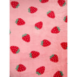 George Home red strawberry fleece blanket 150 x 120 cm, UK version