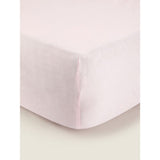 George Home Pink Cotton Fitted Bed Sheet