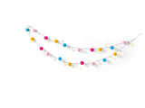 George Home multi-coloured Pom Pom LED string light, UK version