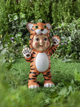 George Home Tiger Gnome Decorative Figure 14x8x23cm