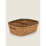 George Home natural rattan storage tray 7.8L, UK version