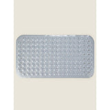George Home Grey PVC Bath Mat 70 x 38 cm
