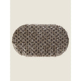 George Home Black PVC Bath Mat 67x38cm