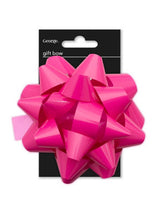George Giant Pink Gift Bow Ribbon 14cm Diameter