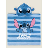 Disney Stitch print cotton poncho 57x108 cm - British product