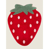 George Home Red Strawberry Rug 65 x 80 cm