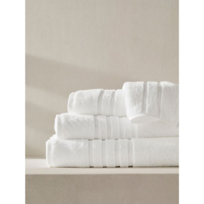 George Home white ultra plush antimicrobial hand towel 50x90cm, UK version