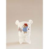 George Paddington Bear Hooded Cotton Towel Blue & White 75 x 75 cm