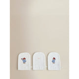 George Home Paddington Bear Cotton Wash Mitt Blue White Set of 3