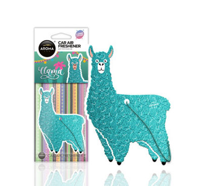 Glitter Llama Car Air Freshener - British product