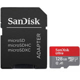 SanDisk Ultra Micro SD Card with Adapter 128GB Memory Card