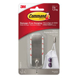 Command Brushed Nickel Medium Decorative Hook - British product