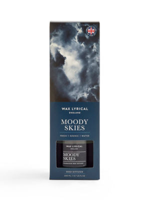 Wax Lyrical Moody Skies reed diffuser 200ml (British brand)