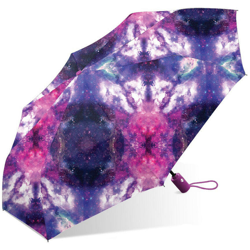 The Weather Station Galaxy Design Automatic Umbrella GOODS ASDA