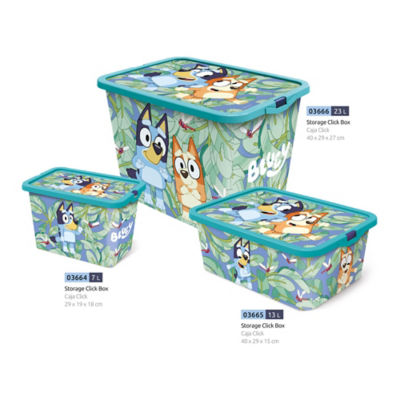 George Home Bluey Storage Boxes Kids Storage Box Set of 3