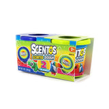 Scentos Scented Modelling Dough Assorted Colours and Fragrances 2 Pack