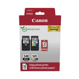 Canon PG-540 CL-541 Ink Combo with Photo Paper - British product