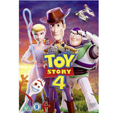 Disney Pixar Toy Story 4 DVD cover art - British product