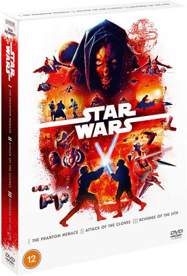 Star Wars DVD Trilogy Episodes 1-3 British Film Collection