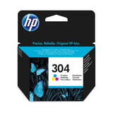 HP 304 tri-colour ink cartridge 2ml, UK version