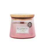 Eco Wix pink ombre small jar candle - British product