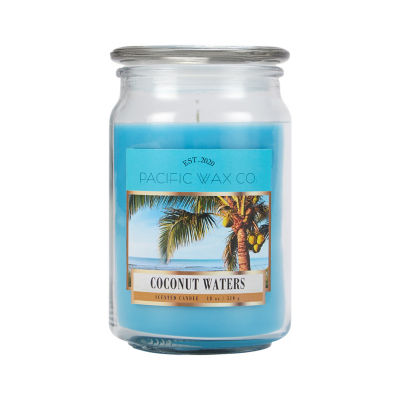 Pacific Wax Co Coconut Waters jar candle 510g, imported from the UK