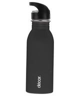 Décor Snap n Seal Black Stainless Steel Water Bottle 500ml