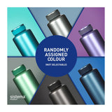 Sistema insulated water bottle assorted colours 600ml (British brand)