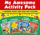 Igloo Books My Awesome Activity Pack - Activity Books and Stickers Set