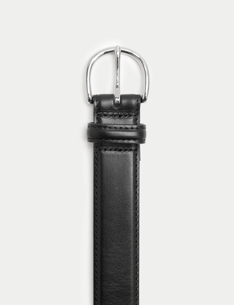 M&S textured leather buckle belt (British brand)