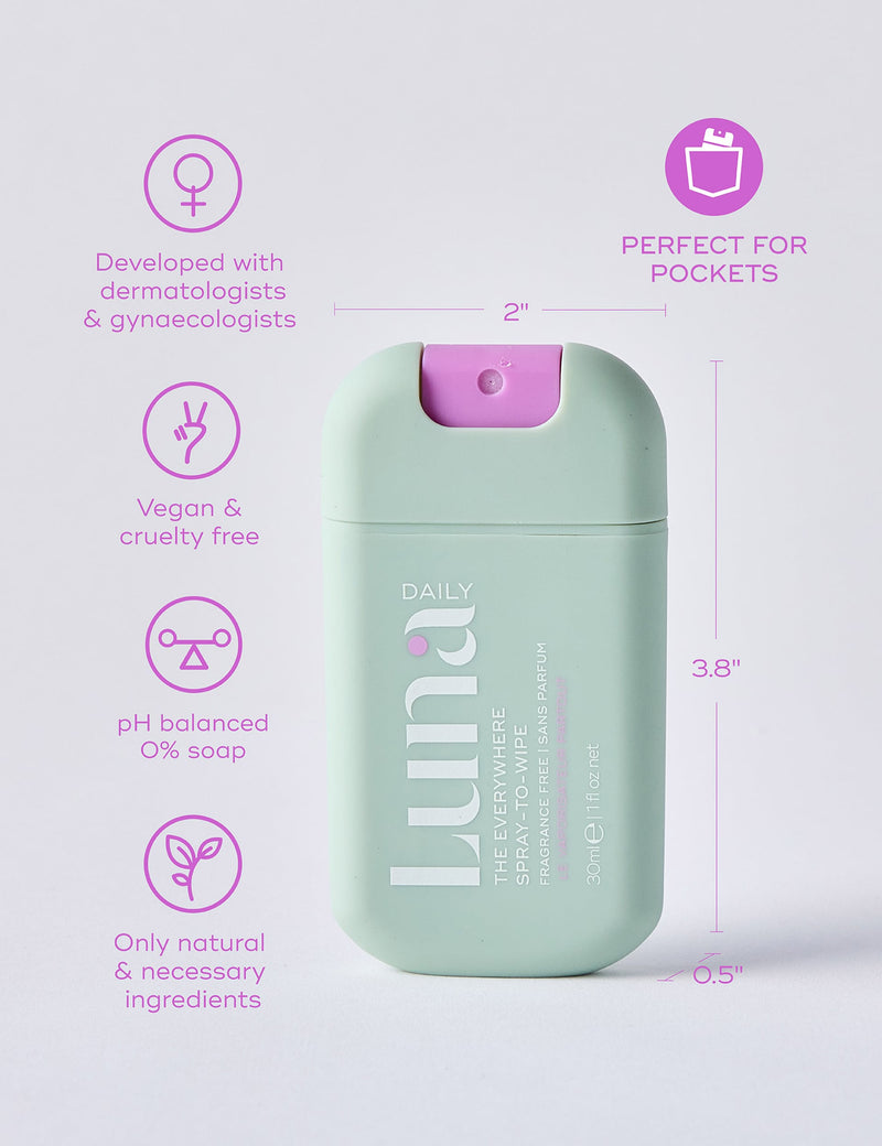 Luna Daily intimate hygiene spray Frag Free 30ml (British brand)