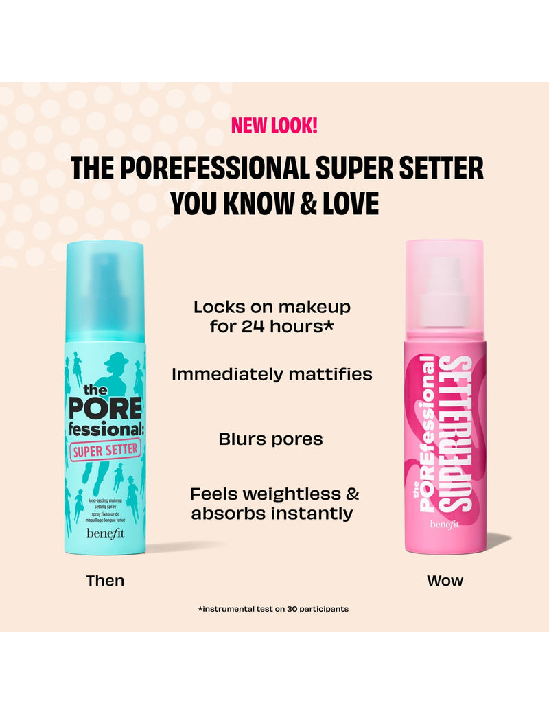 Benefit POREfessional Super Setter Setting Spray 120ml (British brand)