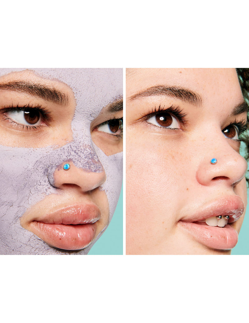 Clay mask for pore cleansing and oil control, 30ml (British brand)