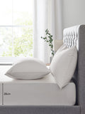 Natural easy-care polycotton fitted sheet, imported from the UK