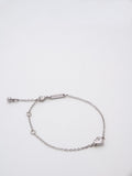 Ted Baker Silver Tone, Clear Crystal HANSAA: Heart Adjustable Bracelet