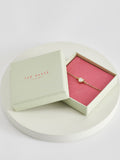 Ted Baker gold tone clear crystal heart adjustable bracelet (British brand)