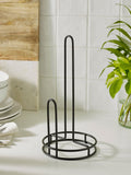 Black wire kitchen roll holder - British product