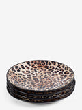 Rockett St George Leopard Love side plates 20cm, imported from the UK